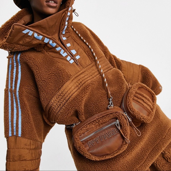 NWT ADIDAS ORIGINALS Beyonc Ivy Park Sherpa Belt Bag HA6688 - Picture 7 of 15